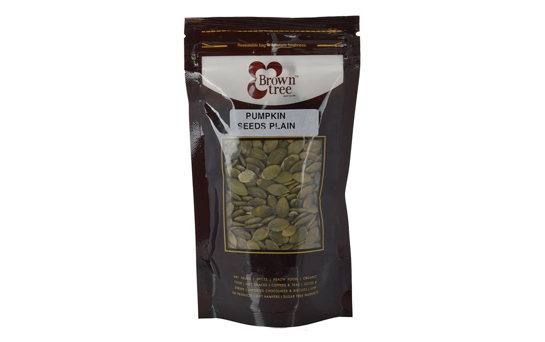 Brown Tree Pumpkin Seeds Plain    Pack  100 grams